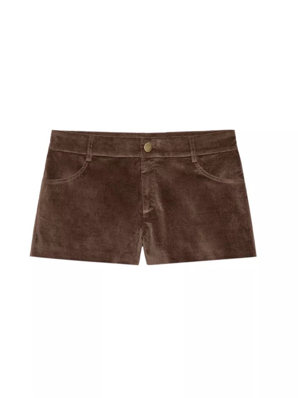Faux Suede Mini Shorts